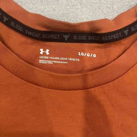 [L]Under Armour Men's Iron Paradise T-Shirt - Rust - Picture 5 of 8